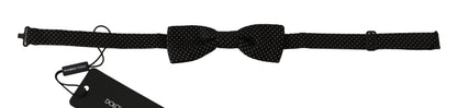 Елегантний шовковий метелик у чорний горошок Dolce &amp; Gabbana