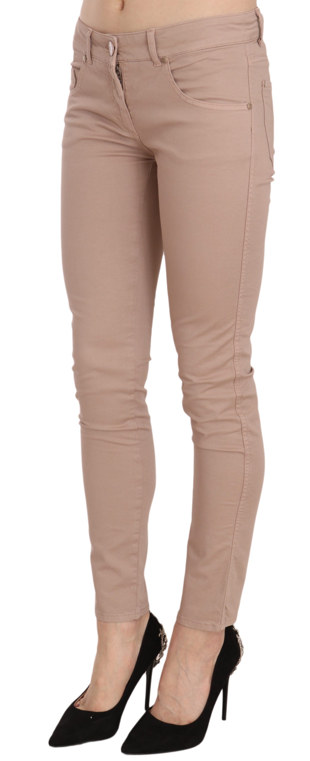 Коричневі вузькі штани CRISTINAEFFE Chic Slim Fit
