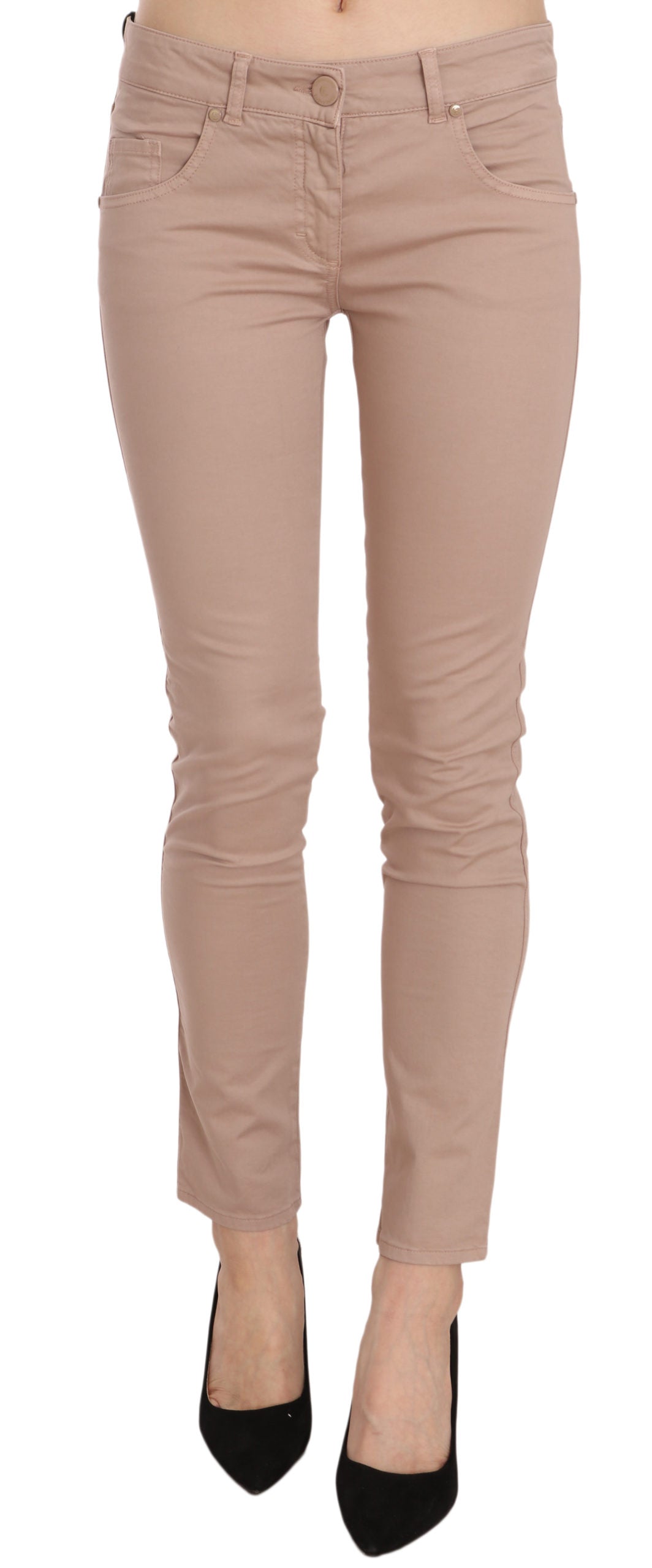 Коричневі вузькі штани CRISTINAEFFE Chic Slim Fit