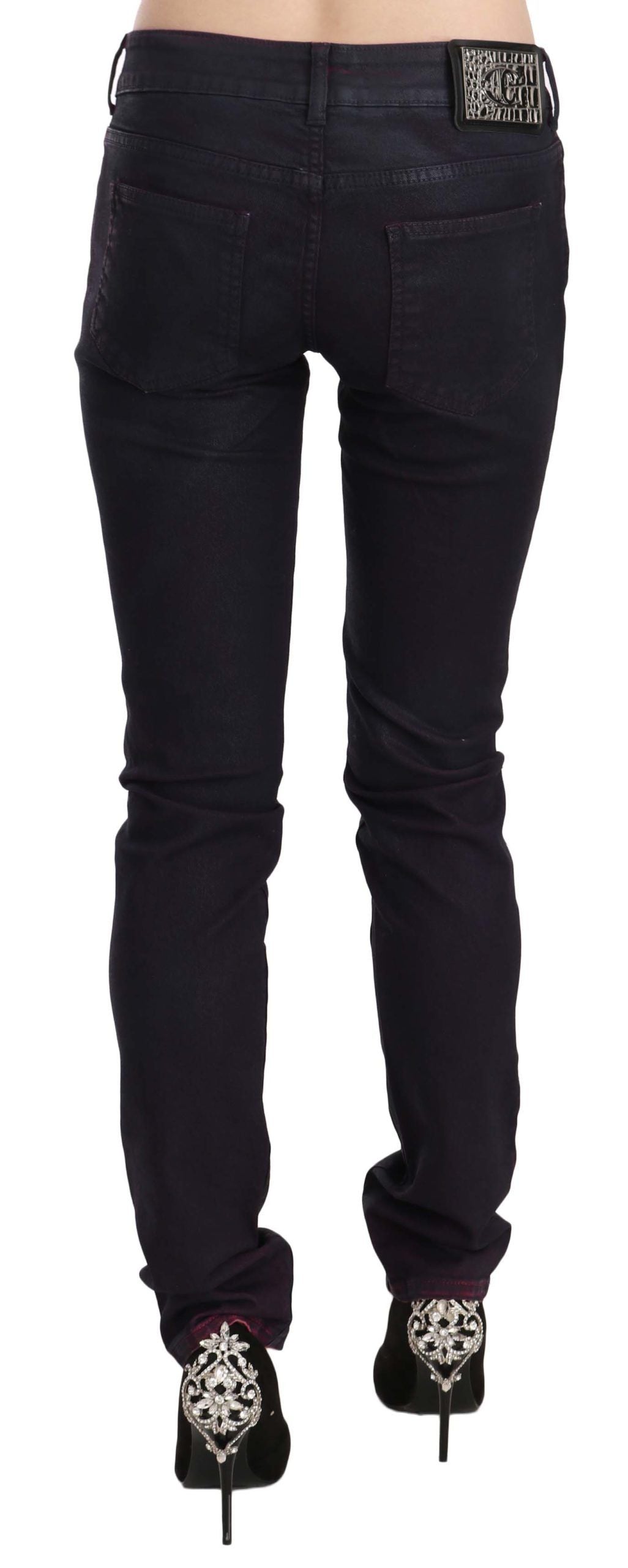 Just Cavalli Chic Black Denim з низькою талією