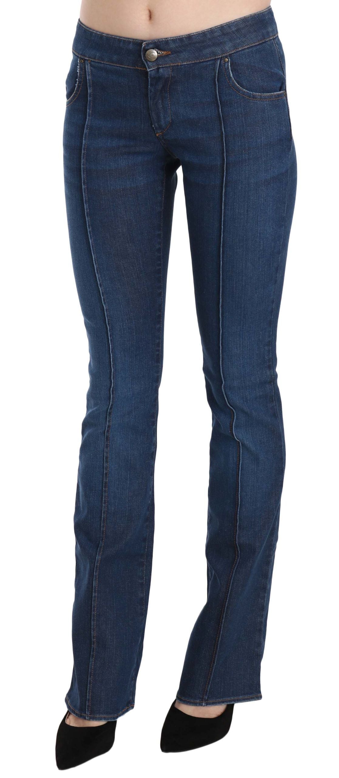 Джинсові штани Just Cavalli Chic Blue Washed Boot Cut