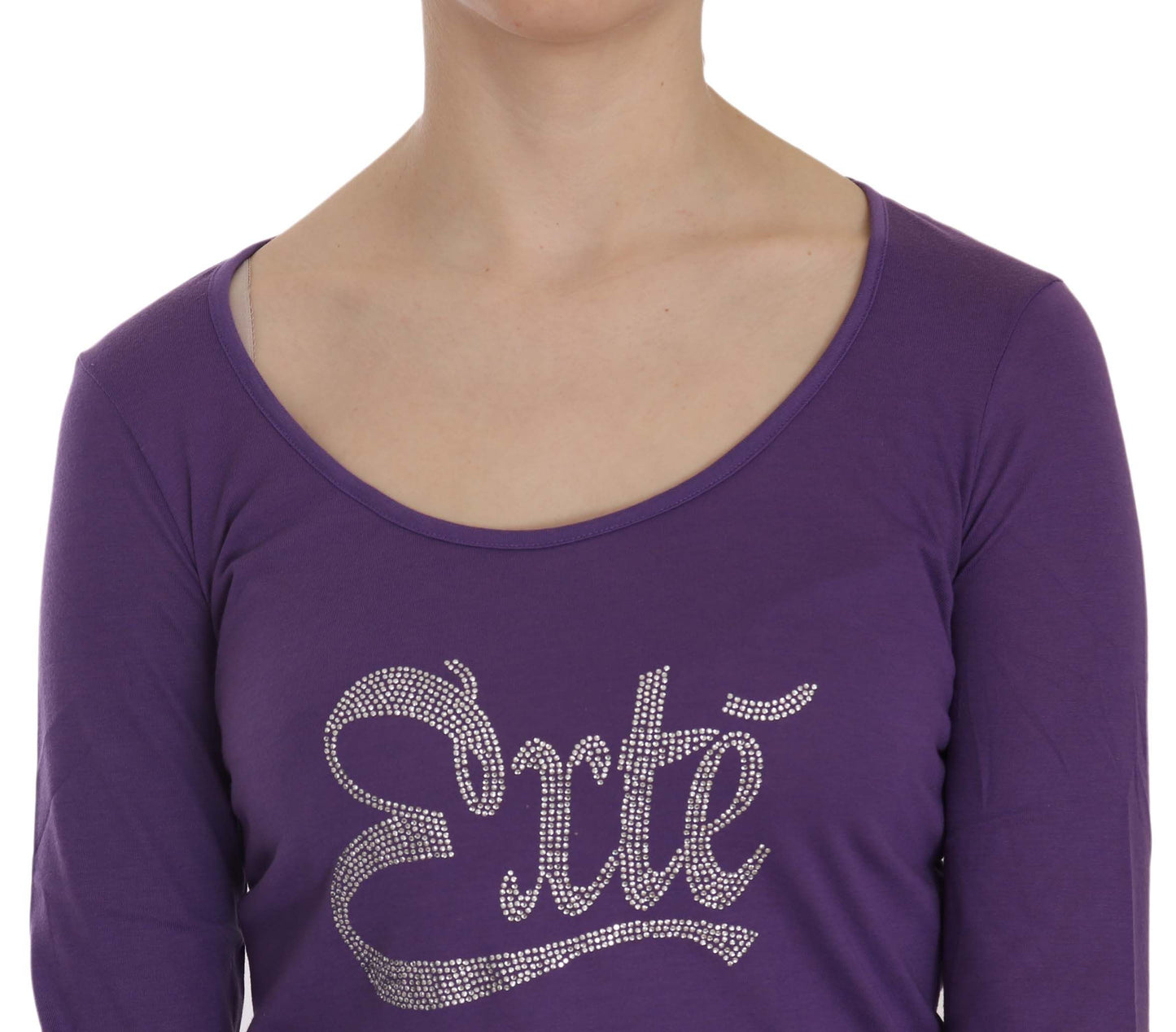 Блузка Exte Crystal Embellished U-подібним вирізом