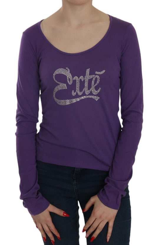 Блузка Exte Crystal Embellished U-подібним вирізом