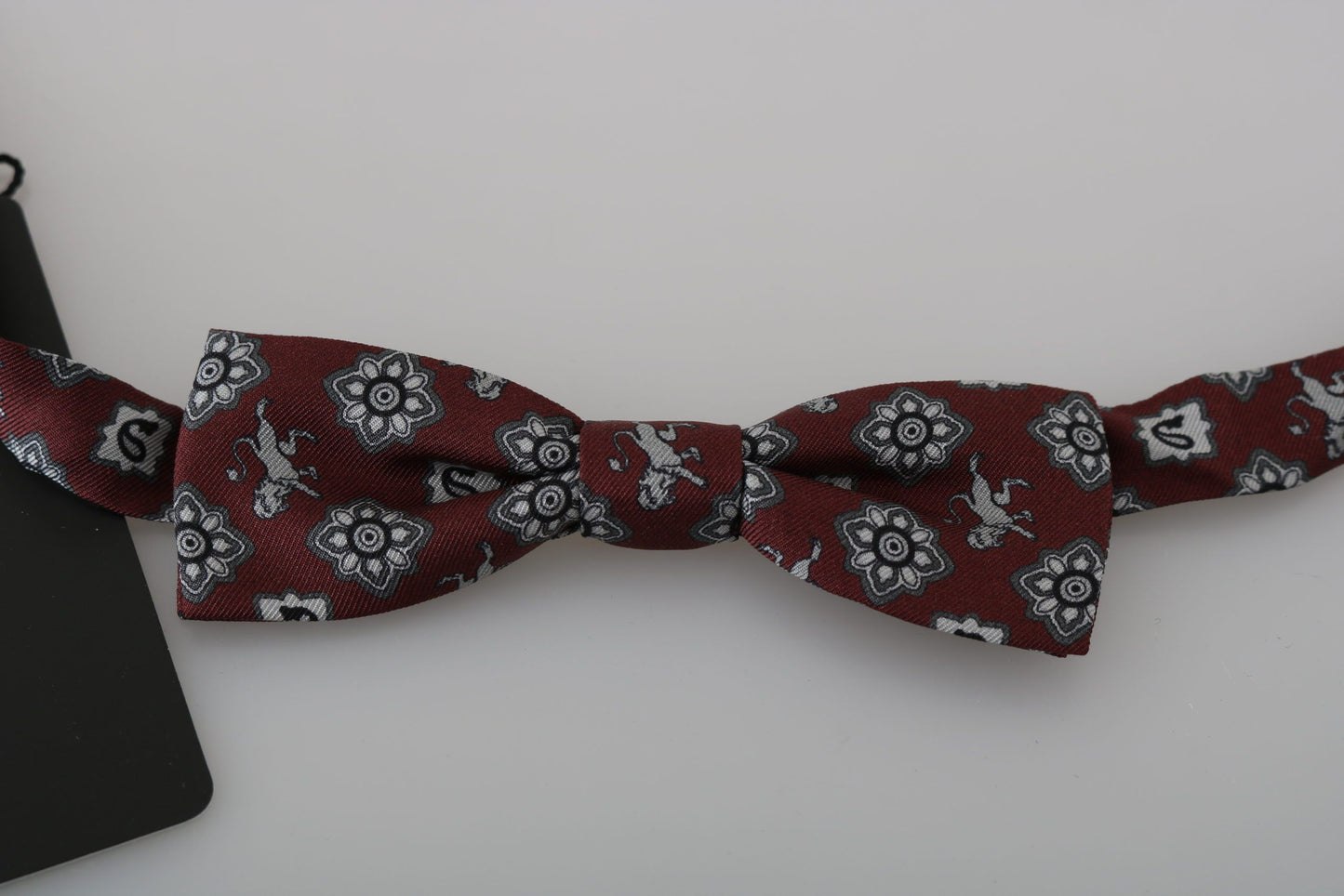 Елегантний шовковий метелик Dolce &amp; Gabbana Bordeaux