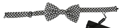 Елегантний чорно-білий шовковий метелик Dolce &amp; Gabbana