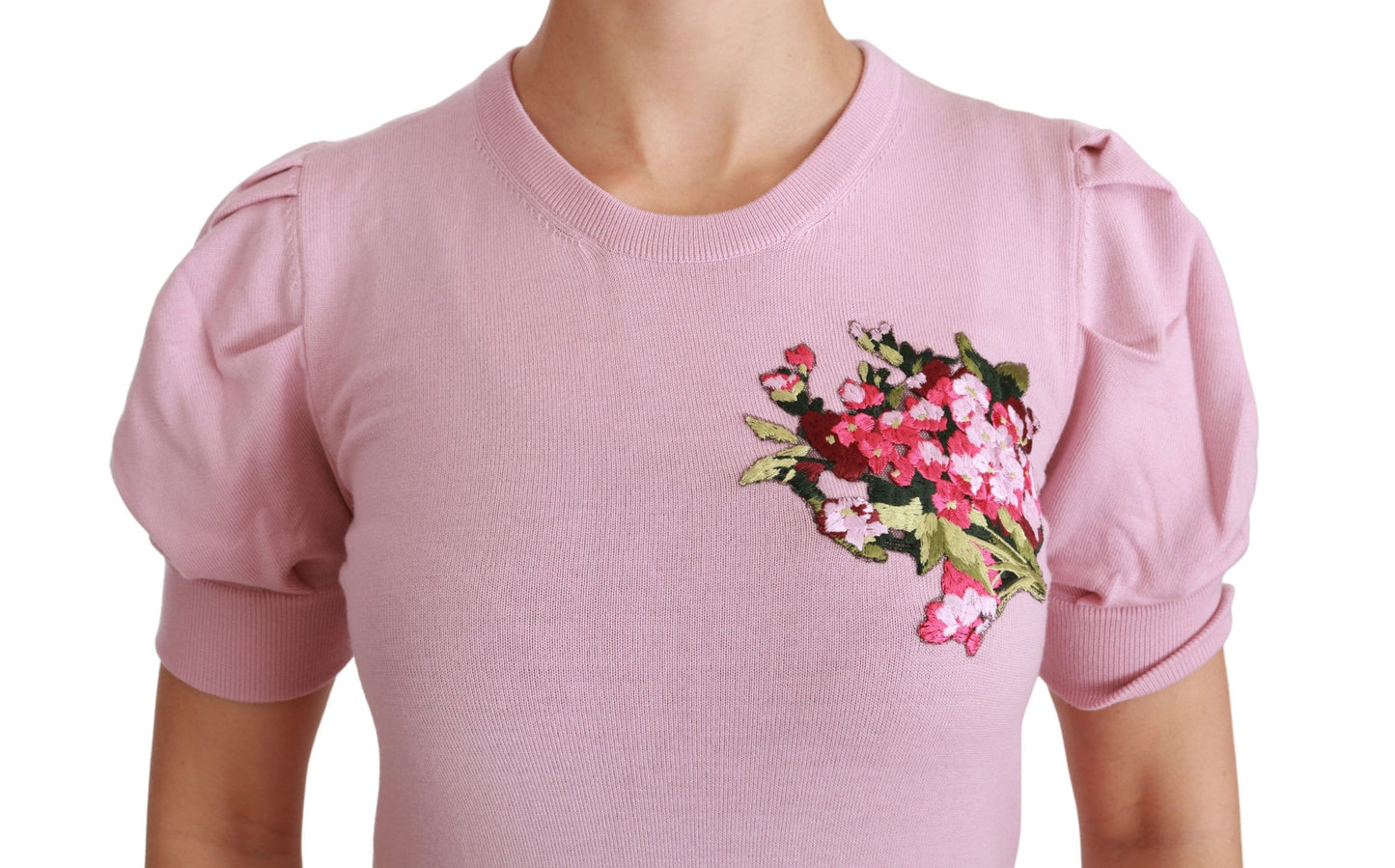 Елегантна вишита блузка з натуральної вовни Dolce &amp; Gabbana