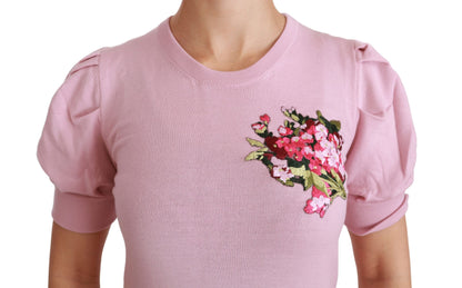 Елегантна вишита блузка з натуральної вовни Dolce &amp; Gabbana
