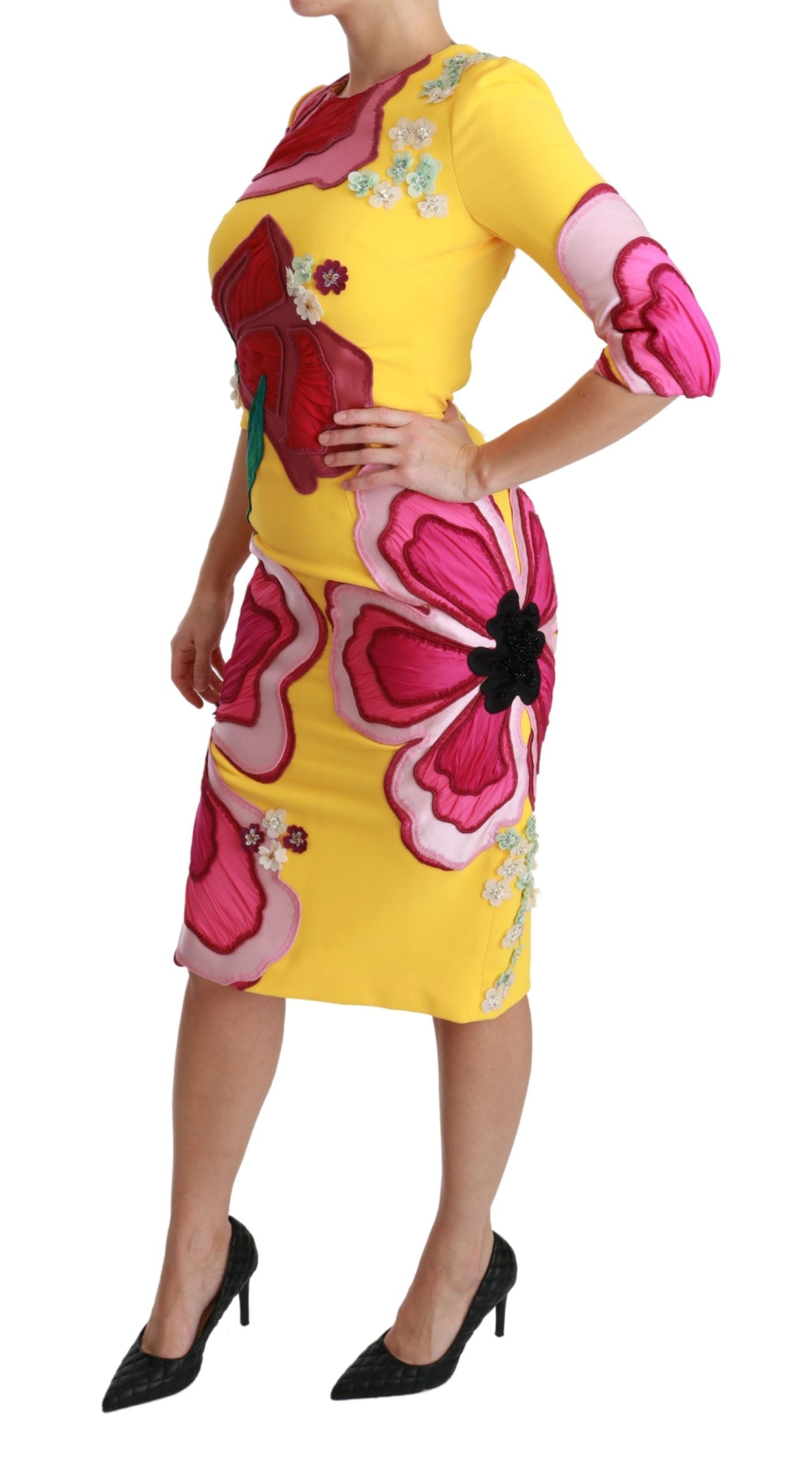 Сукня-футляр Dolce &amp; Gabbana Sunshine Bloom до коліна