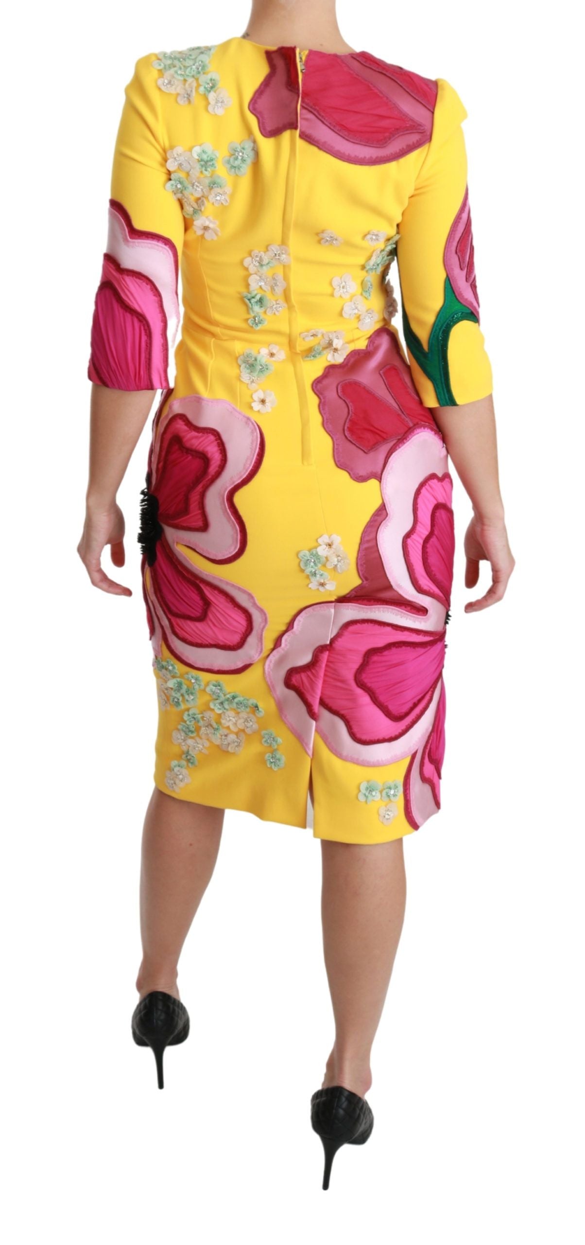 Сукня-футляр Dolce &amp; Gabbana Sunshine Bloom до коліна