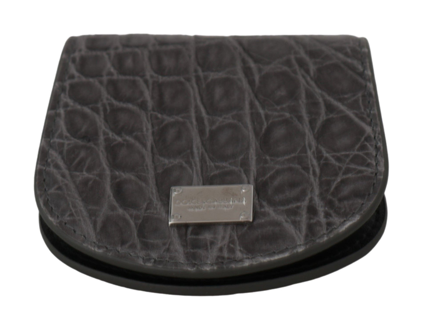 Гаманець Dolce &amp; Gabbana Exotic Grey Leather Condom Case