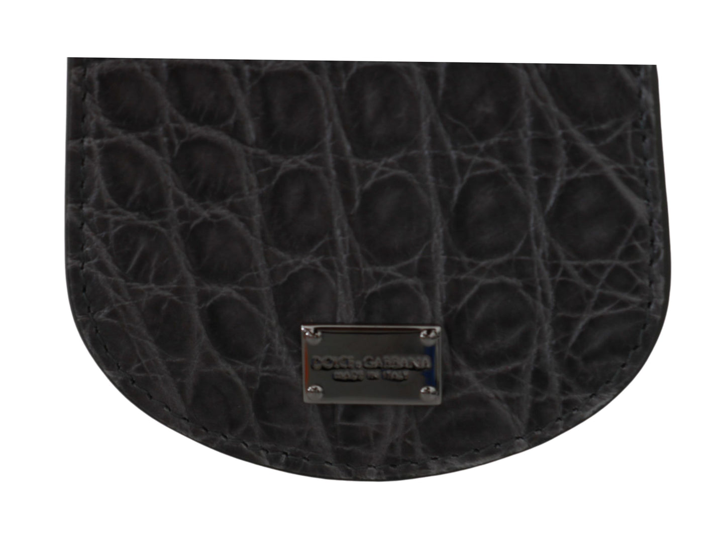 Гаманець Dolce &amp; Gabbana Exotic Grey Leather Condom Case