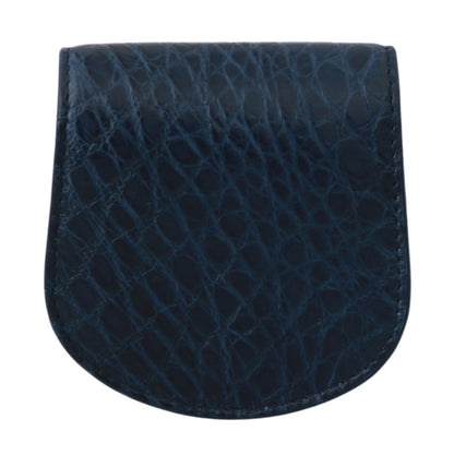 Шкіряний чохол для презервативів Dolce &amp; Gabbana Elegant Blue Caimano