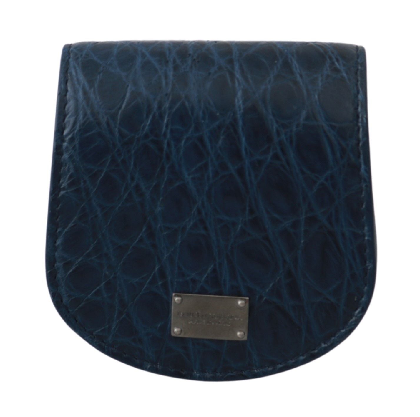Шкіряний чохол для презервативів Dolce &amp; Gabbana Elegant Blue Caimano