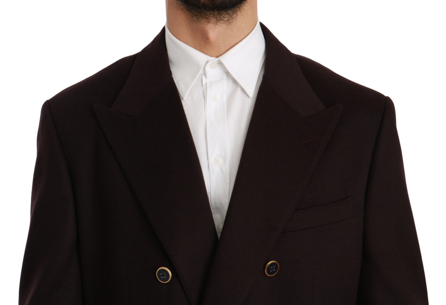 Елегантний кашеміровий піджак Dolce &amp; Gabbana Bordeaux Taormina