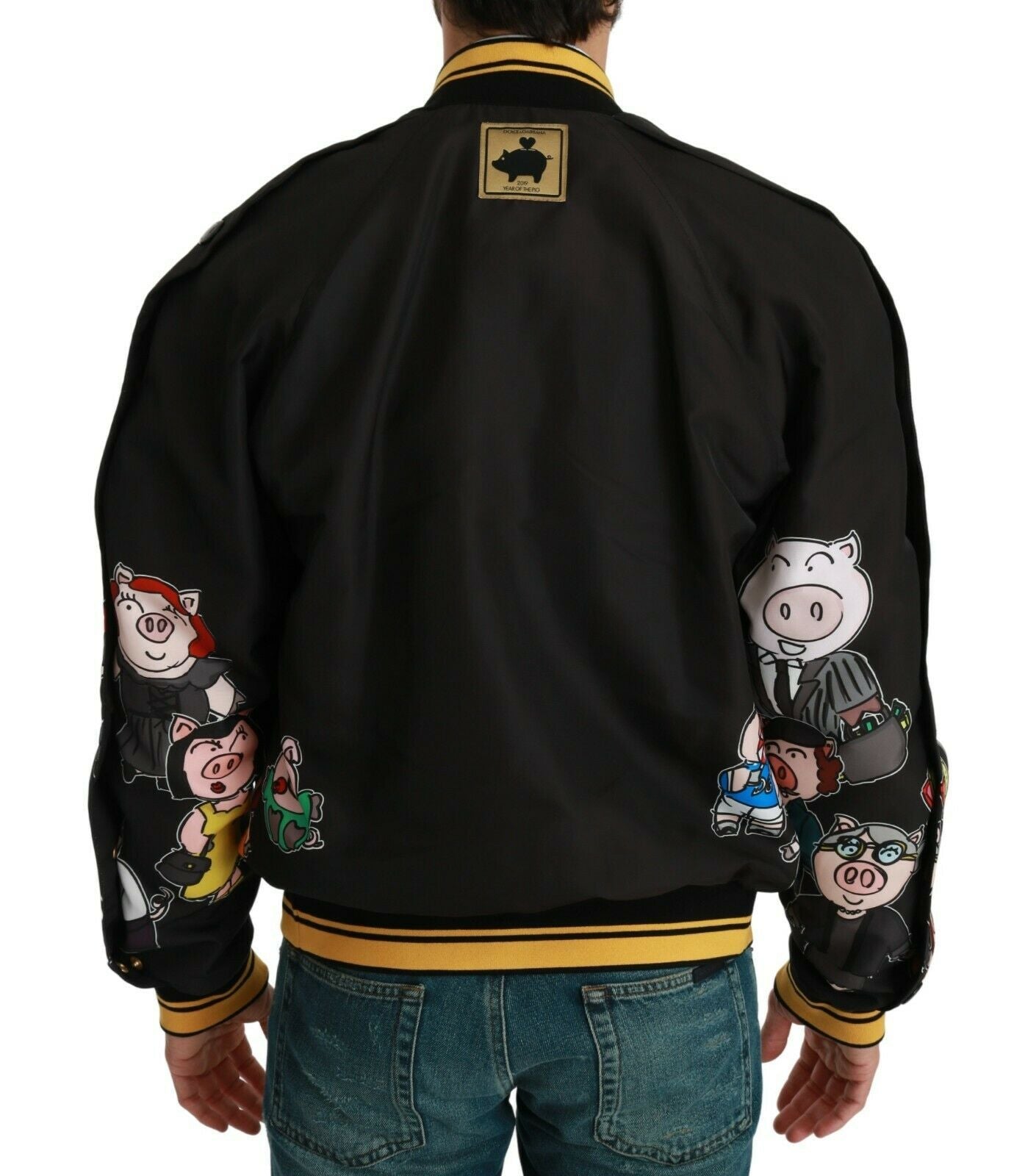 Куртка Dolce &amp; Gabbana Multicolor Motive Style Bomber