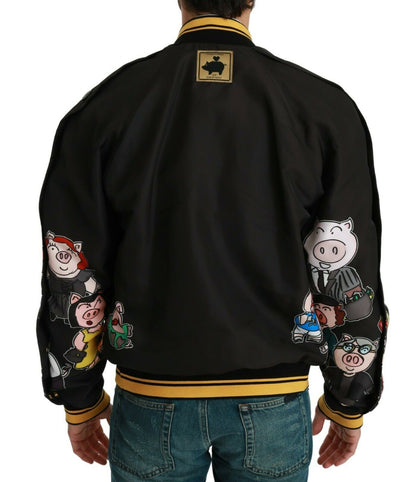 Куртка Dolce &amp; Gabbana Multicolor Motive Style Bomber
