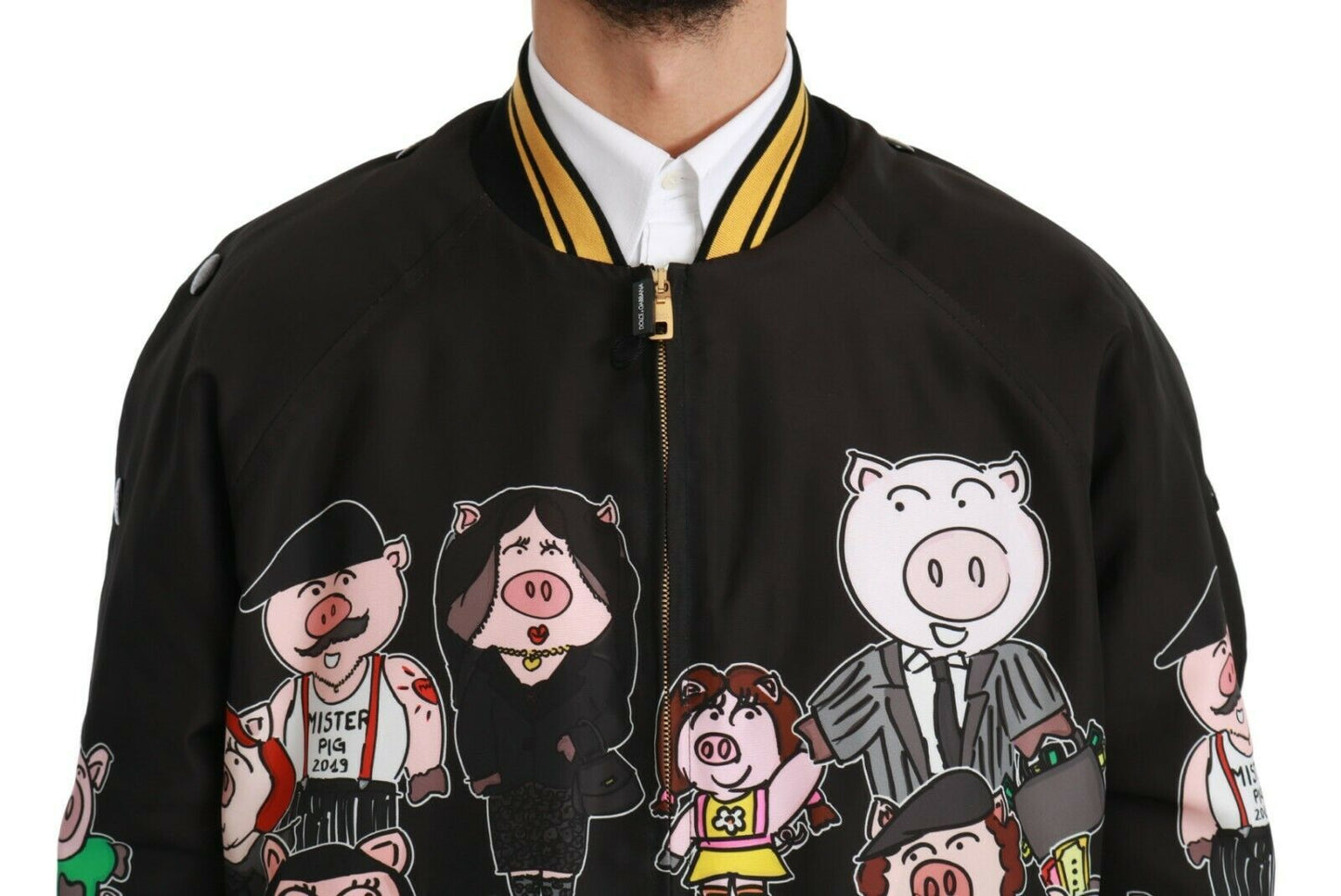 Куртка Dolce &amp; Gabbana Multicolor Motive Style Bomber