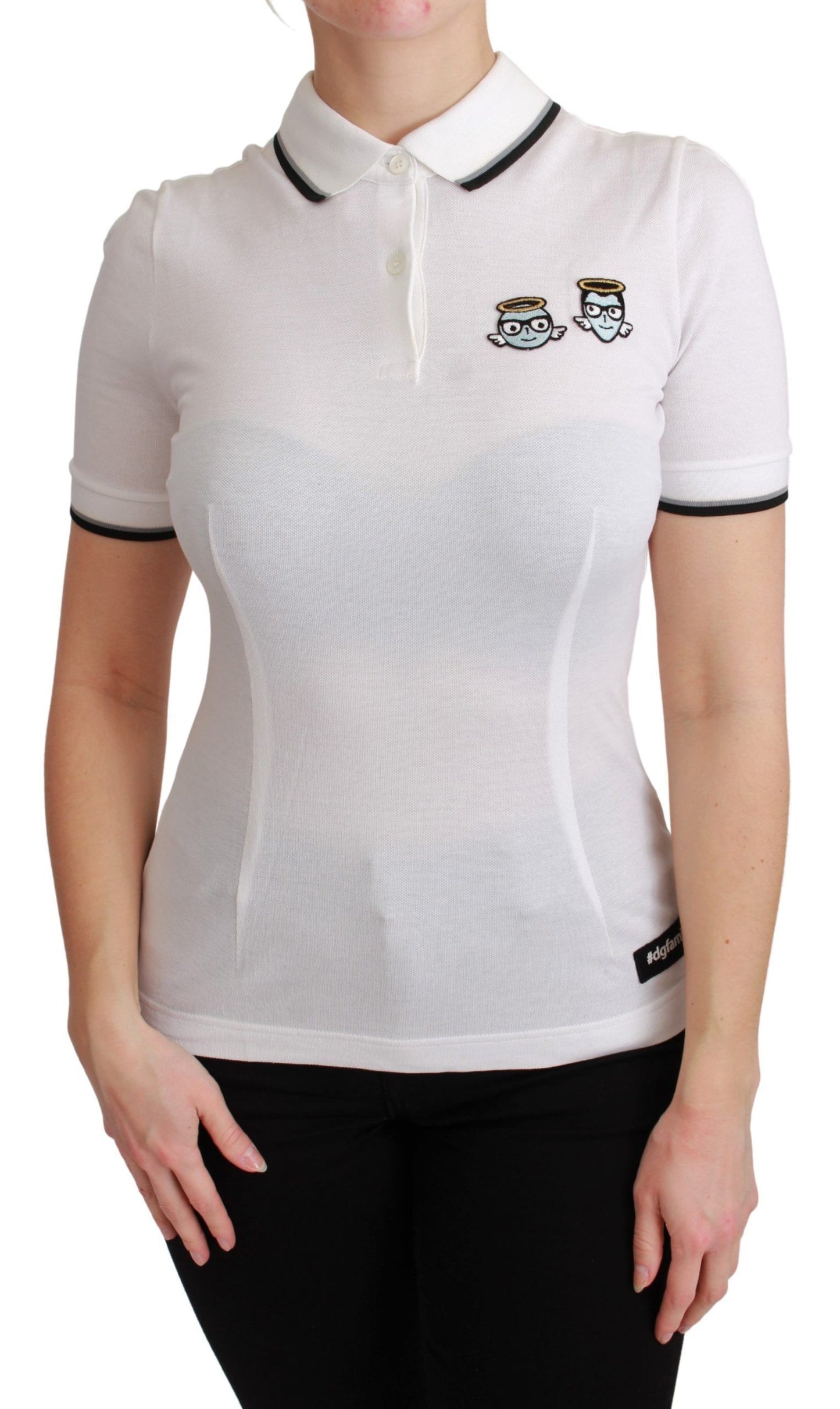 Футболка Dolce &amp; Gabbana Chic Polo з вишиванкою