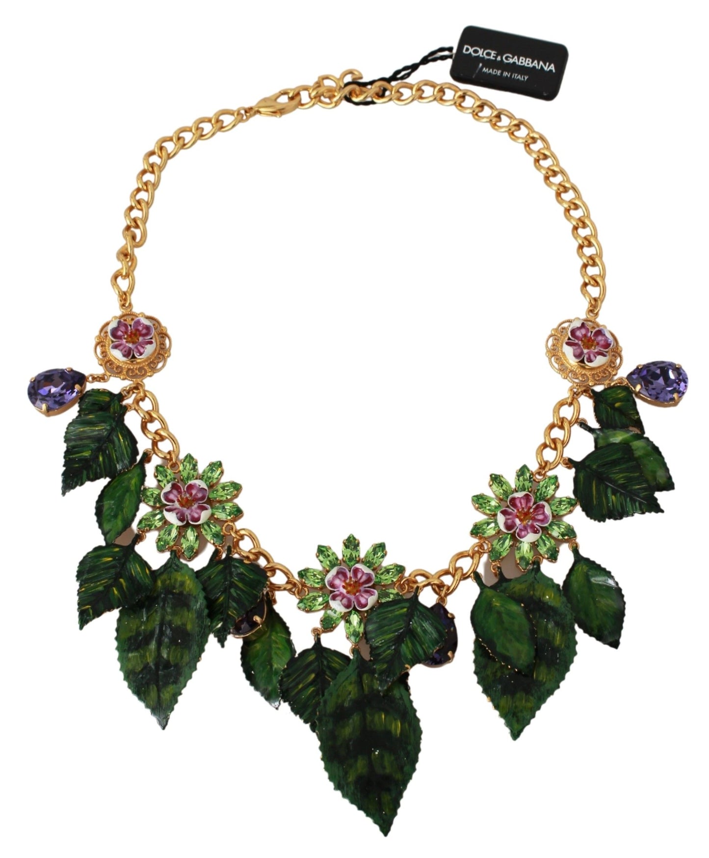 Елегантне намисто Dolce &amp; Gabbana з квітковим шармом Sicily