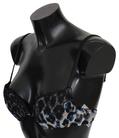 Елегантний чорний мереживний бюстгальтер Reggiseno Roberto Cavalli