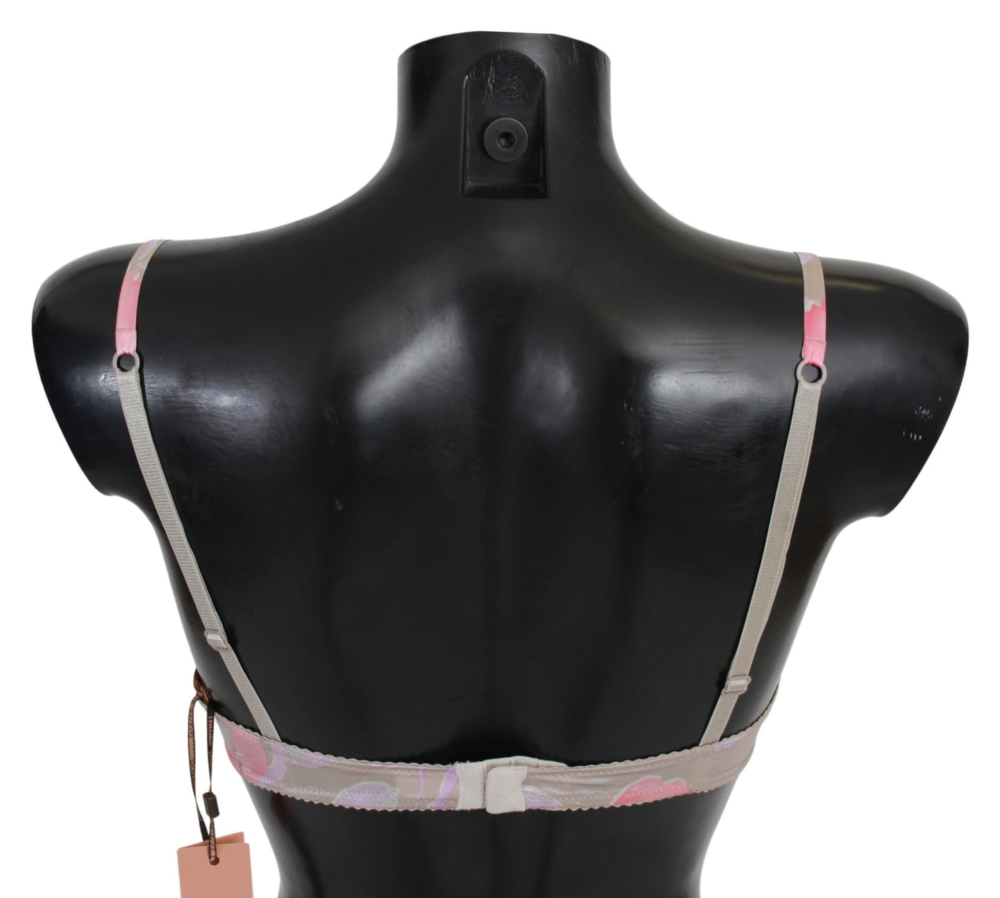 Ermanno Scervino Chic Pink Lace Silk Blend Bra Push Up