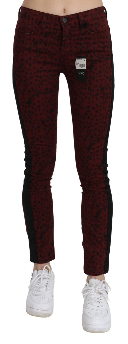 Костюм National Bordeaux Дизайнерські джинси Slim Fit