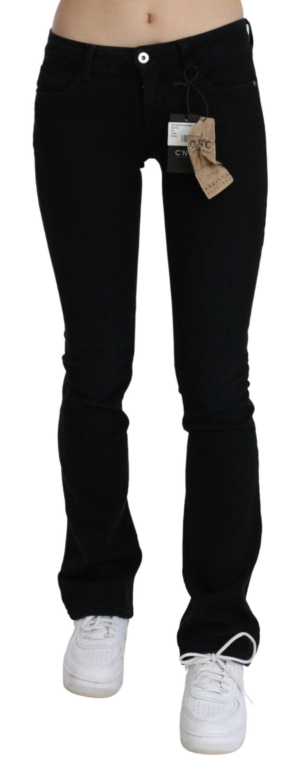 Костюм National Chic Black Slim Fit з низькою талією