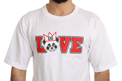 Футболка Dolce &amp; Gabbana Panda Love Slim Fit з круглим вирізом