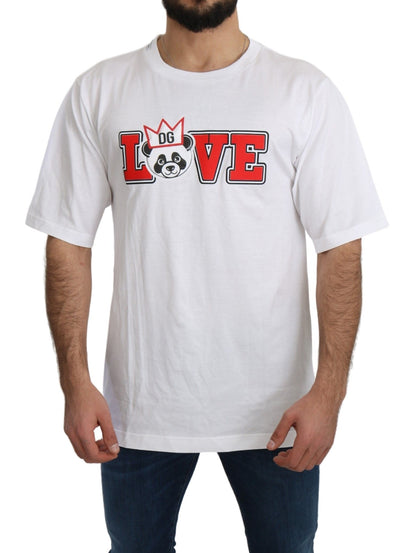 Футболка Dolce &amp; Gabbana Panda Love Slim Fit з круглим вирізом