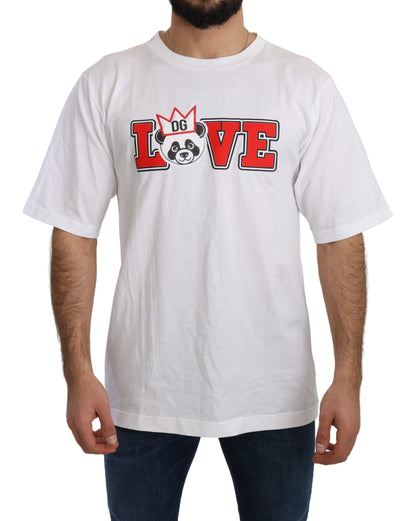 Футболка Dolce &amp; Gabbana Panda Love Slim Fit з круглим вирізом
