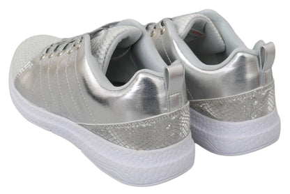 Сріблясті кросівки Philipp Plein Sleek для законодавців моди