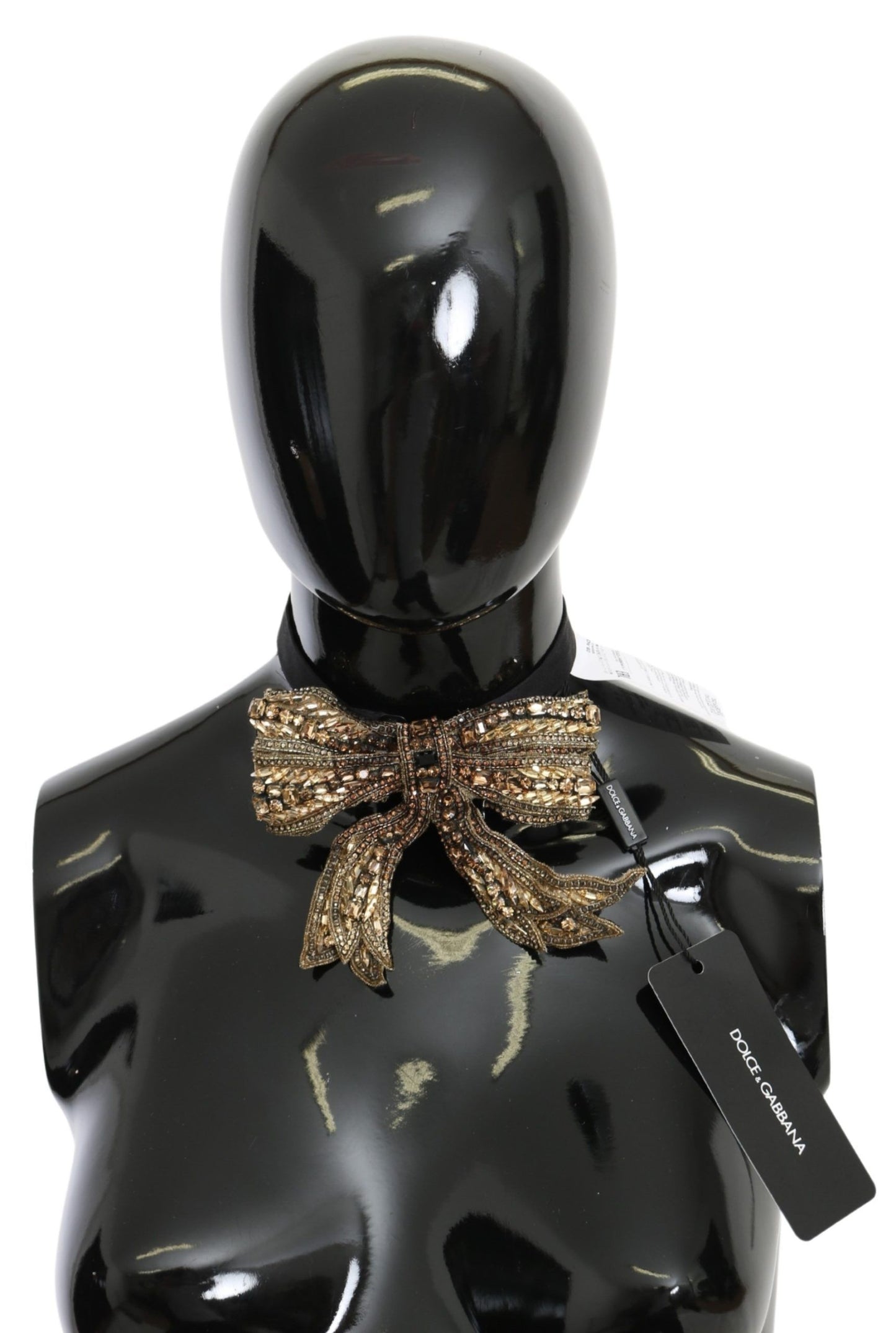 Елегантна шовкова золота краватка-метелик Dolce &amp; Gabbana - яскравий стиль