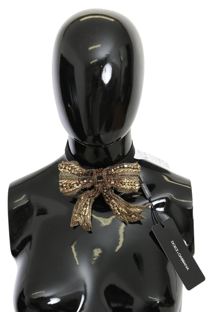 Елегантна шовкова золота краватка-метелик Dolce &amp; Gabbana - яскравий стиль