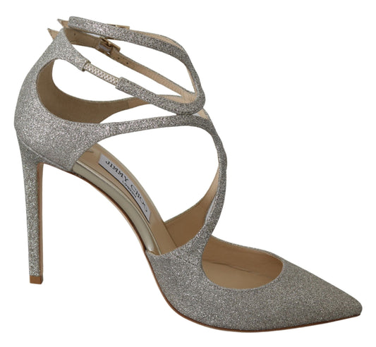 Шкіряні туфлі Jimmy Choo Platinum Ice Lancer - вишукана елегантність