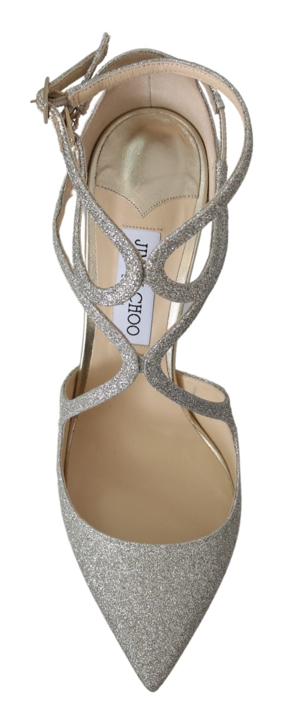 Шкіряні туфлі Jimmy Choo Platinum Ice Lancer - вишукана елегантність