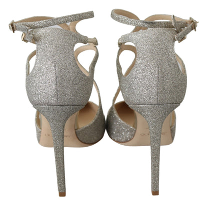 Шкіряні туфлі Jimmy Choo Platinum Ice Lancer - вишукана елегантність