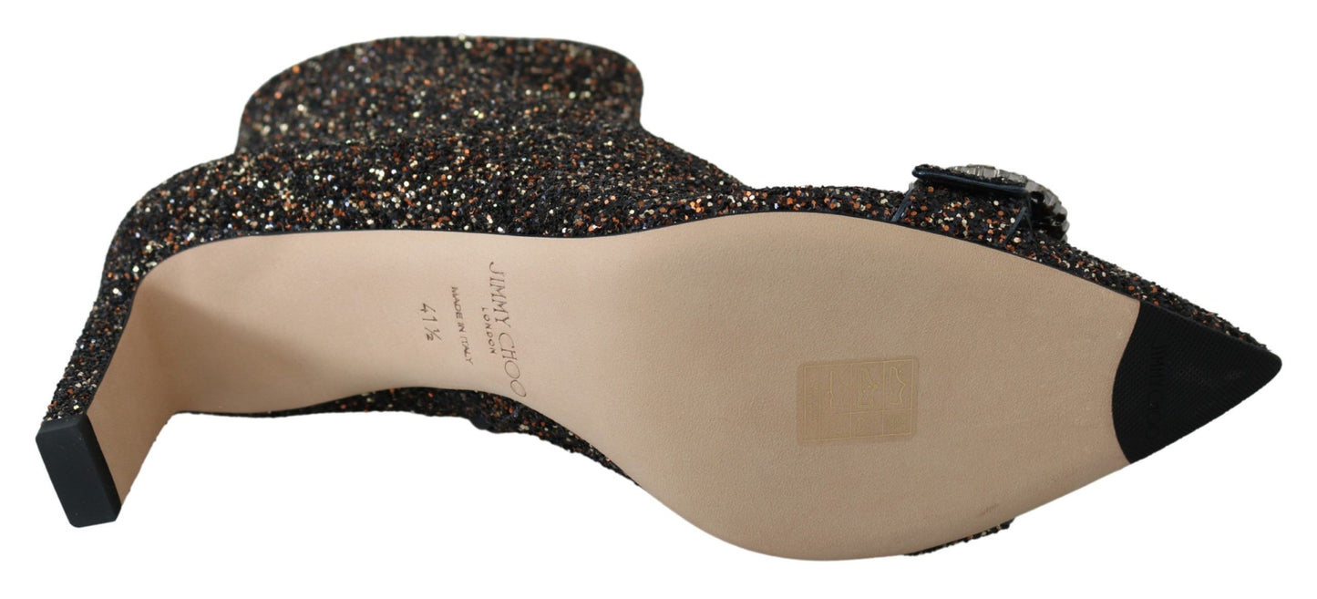 Блискучі чоботи на підборах Jimmy Choo Amethyst Mix Hanover