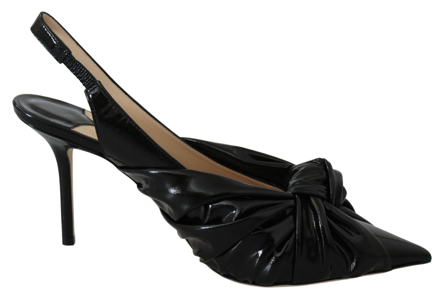 Елегантні чорні шкіряні човники Jimmy Choo з гострим носком