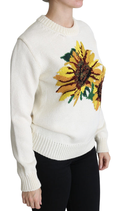 Елегантний в'язаний светр "Соняшник" Dolce &amp; Gabbana
