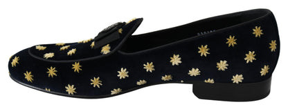 Елегантні лофери Dolce &amp; Gabbana з оксамитовою короною і вишивкою