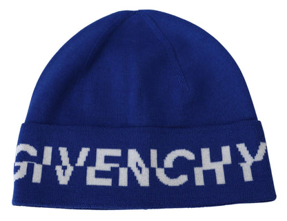 Шикарна вовняна шапочка унісекс Givenchy з логотипом