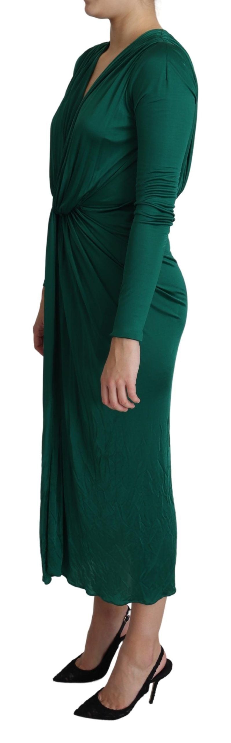 Облягаюча міді-сукня Dolce &amp; Gabbana Emerald Elegance
