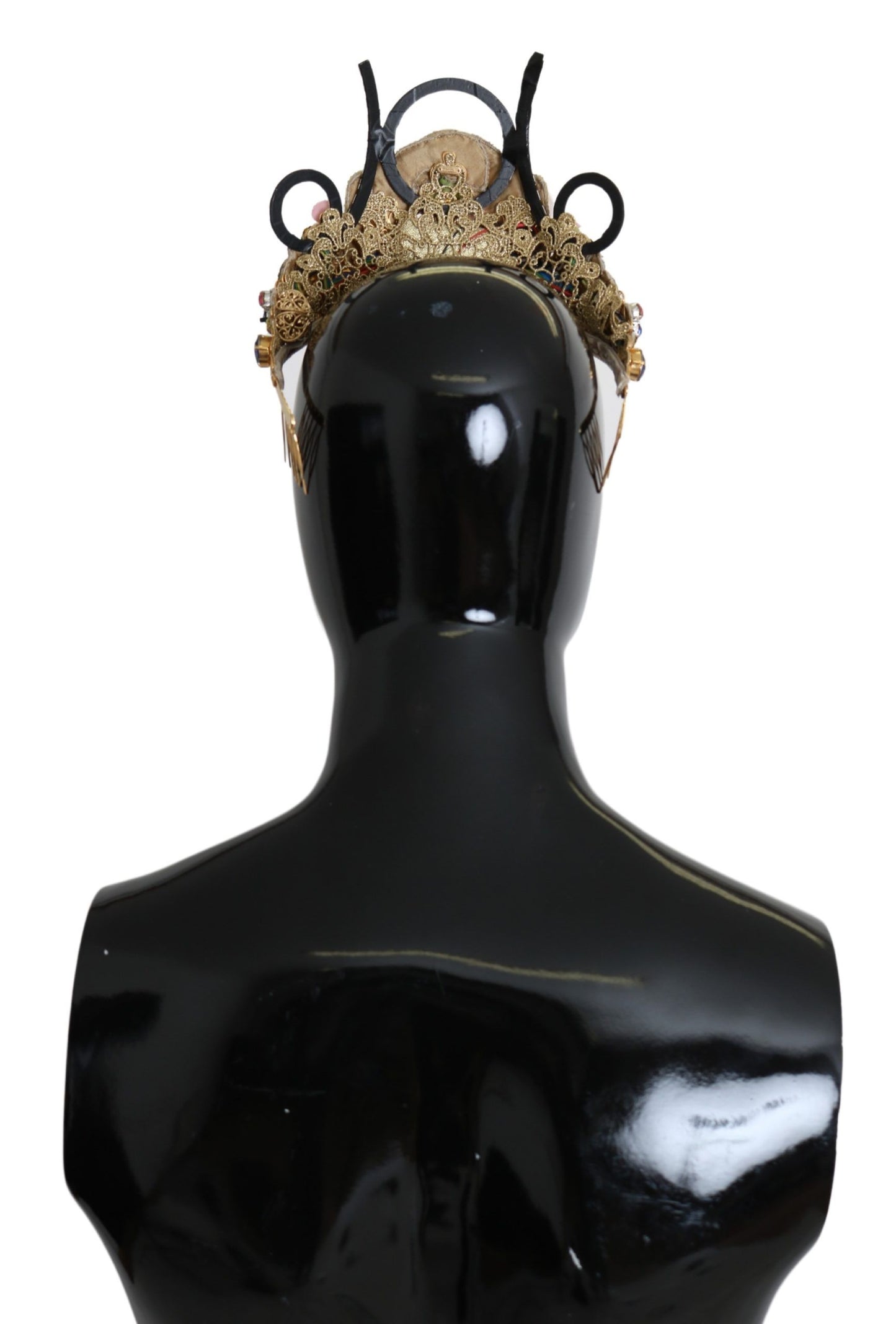 Приголомшлива тіара з кришталевою діадемою Dolce &amp; Gabbana - різнокольорове золото