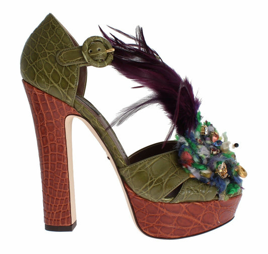 Босоніжки Dolce &amp; Gabbana Crystal Enchanted Ankle Strap