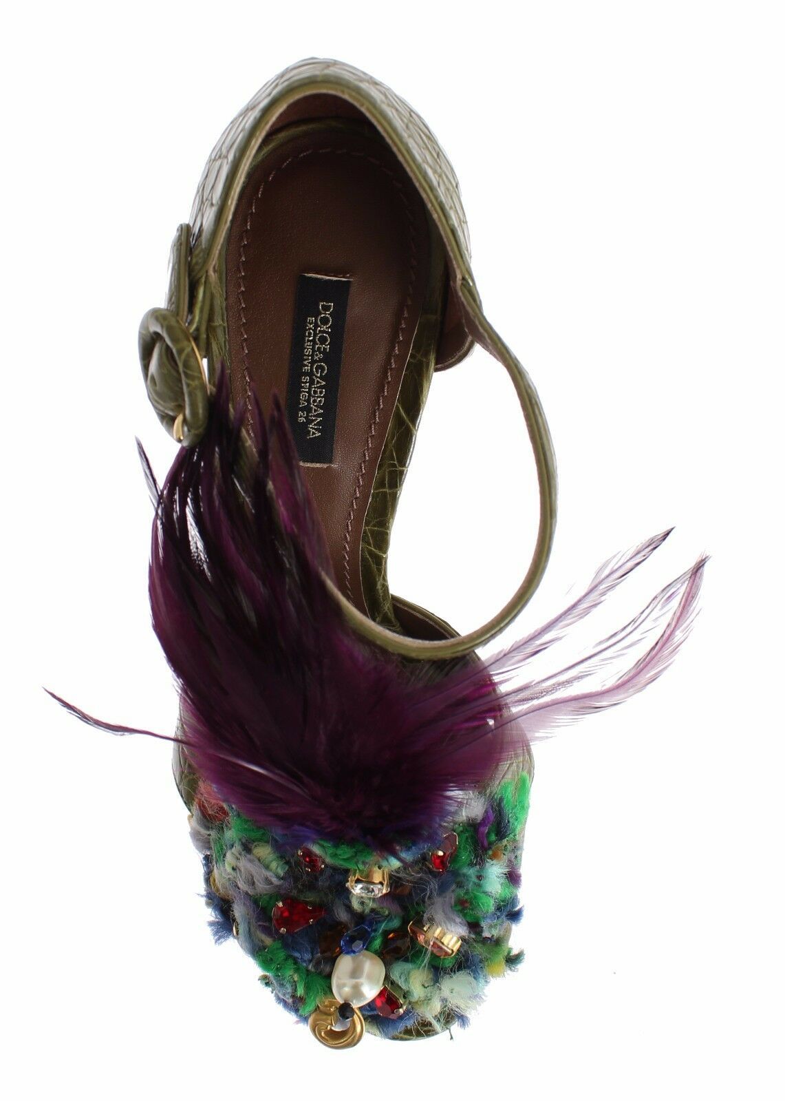 Босоніжки Dolce &amp; Gabbana Crystal Enchanted Ankle Strap