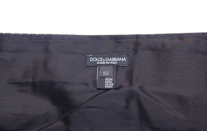 Елегантний чорний шовковий купальник Dolce &amp; Gabbana в горошок