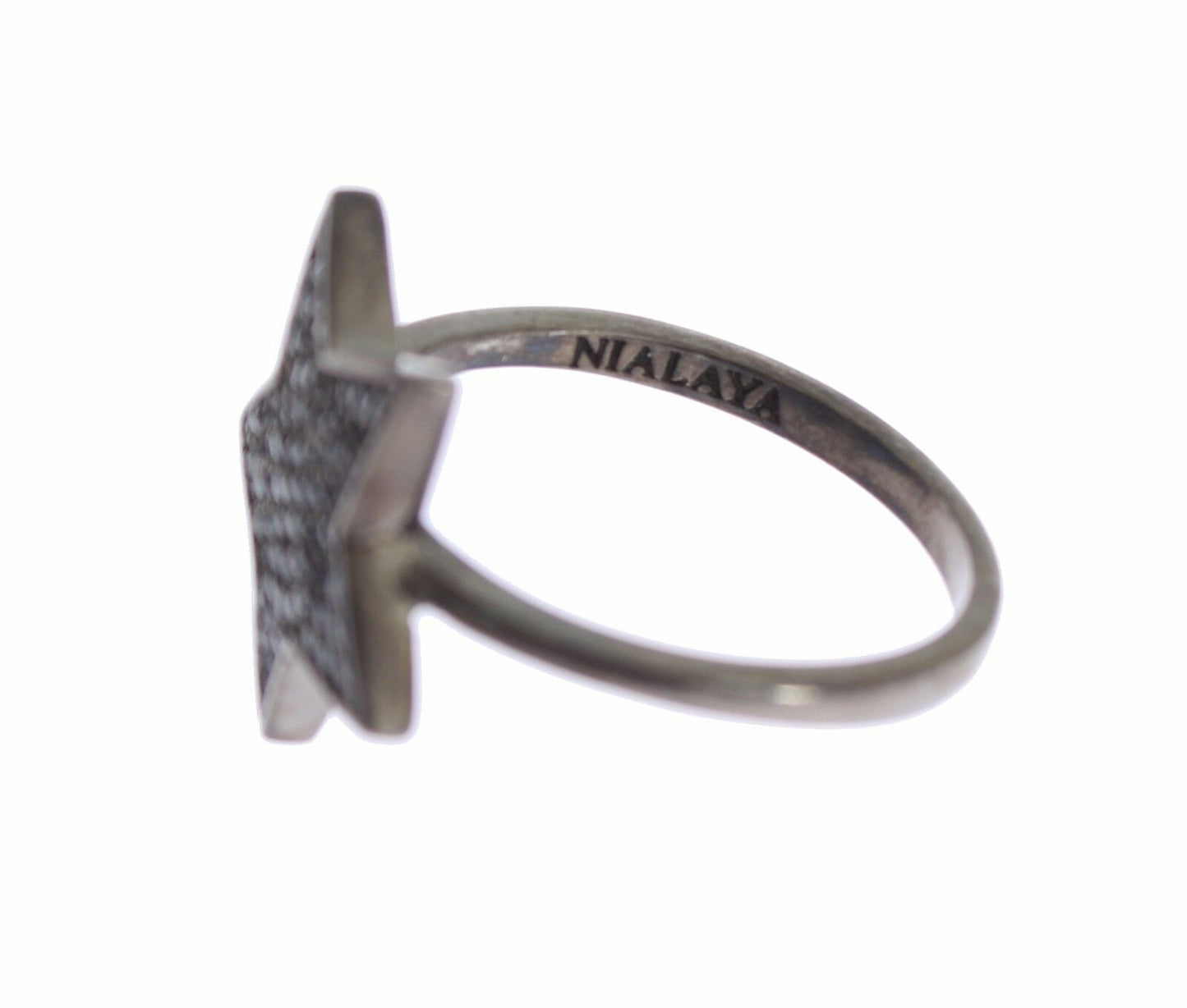 Вишукане срібне кільце Nialaya CZ CZ