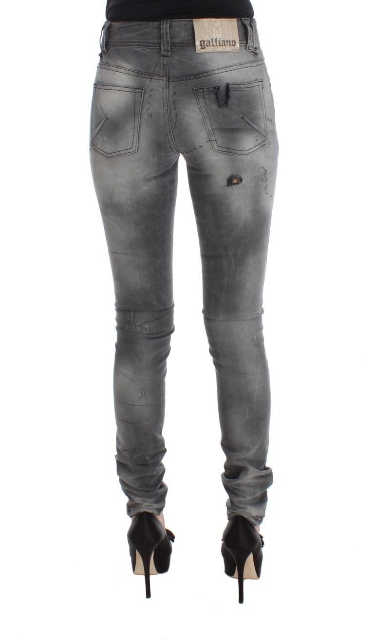 Дизайнерські джинси John Galliano Chic Grey Slim Fit