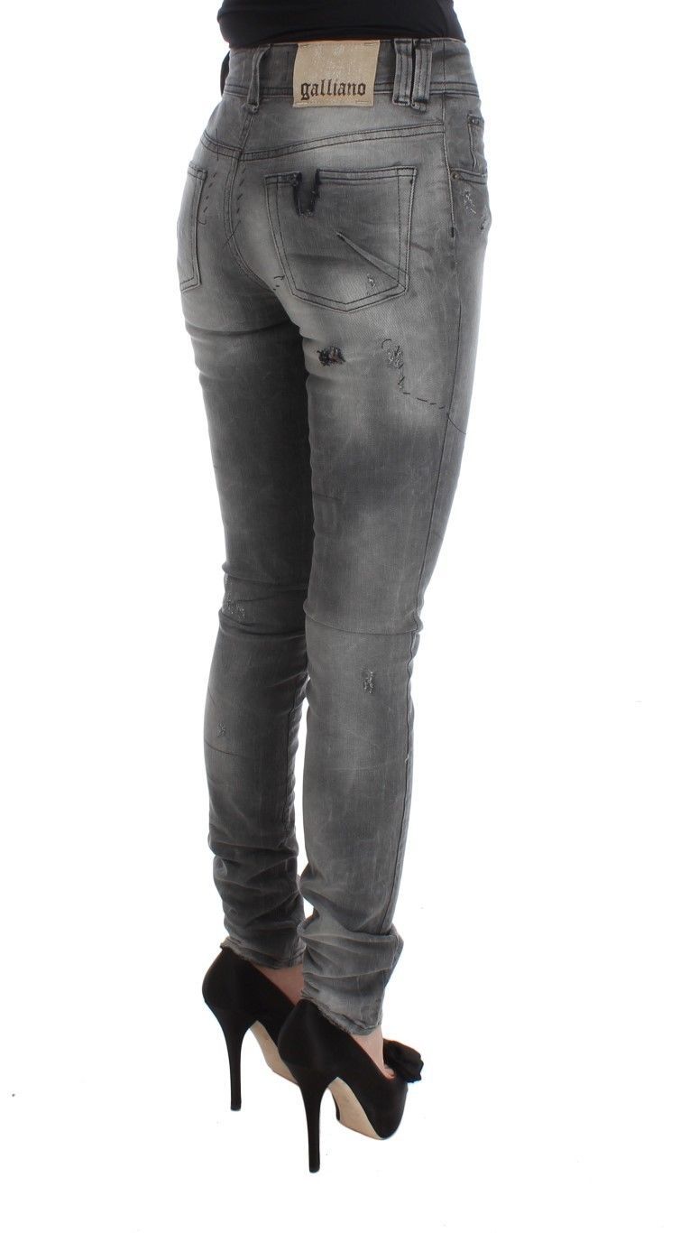 Дизайнерські джинси John Galliano Chic Grey Slim Fit
