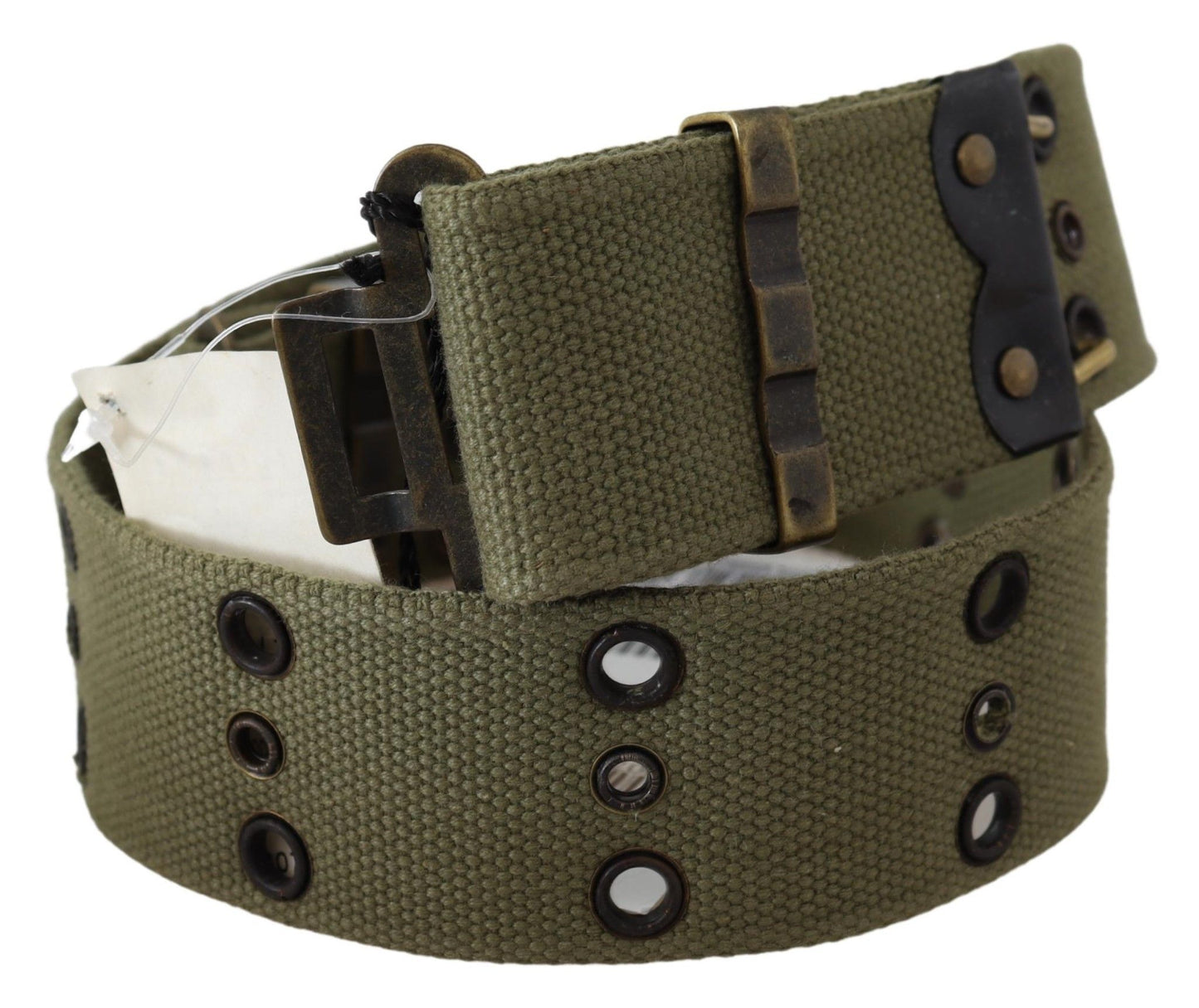 Бавовняний пояс Ermanno Scervino Chic Army Green